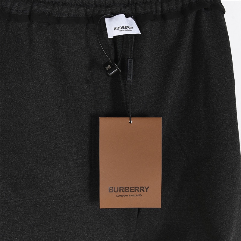 Burberry/巴宝莉 侧边logo字母格纹长裤