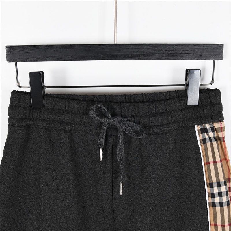 Burberry/巴宝莉 侧边logo字母格纹长裤