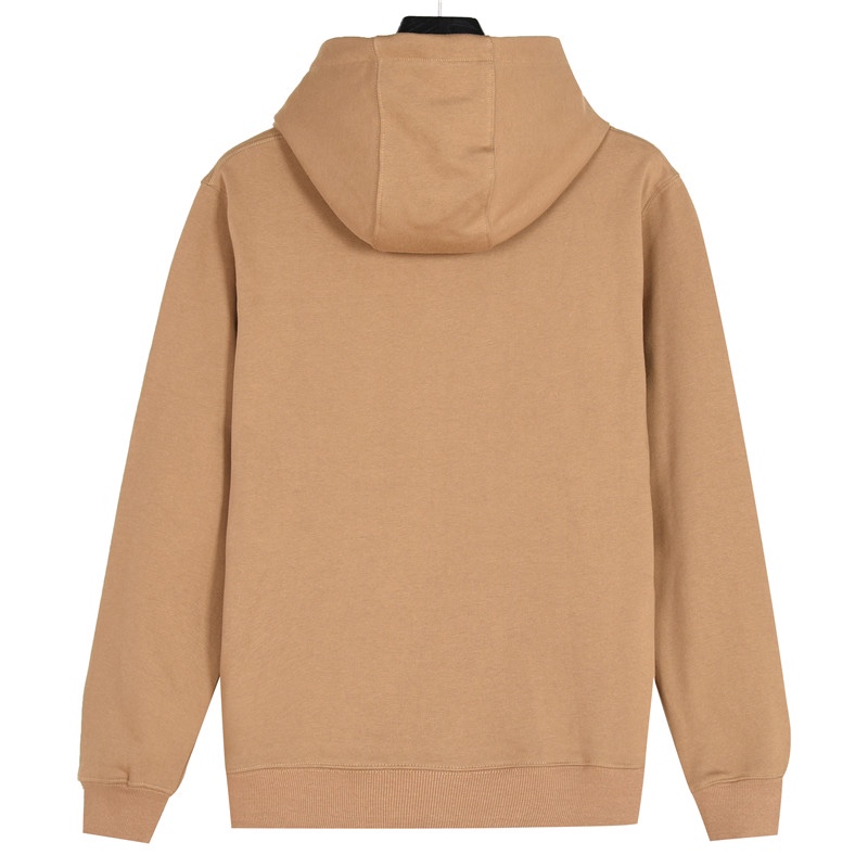 Burberry/巴宝莉 胸前贴布标签连帽卫衣 黑色 卡其色