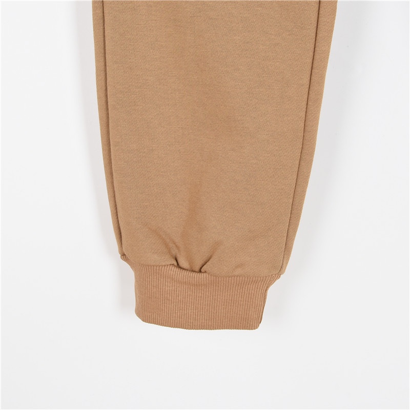 Burberry/巴宝莉 经典侧边格纹拼接棉质长裤
