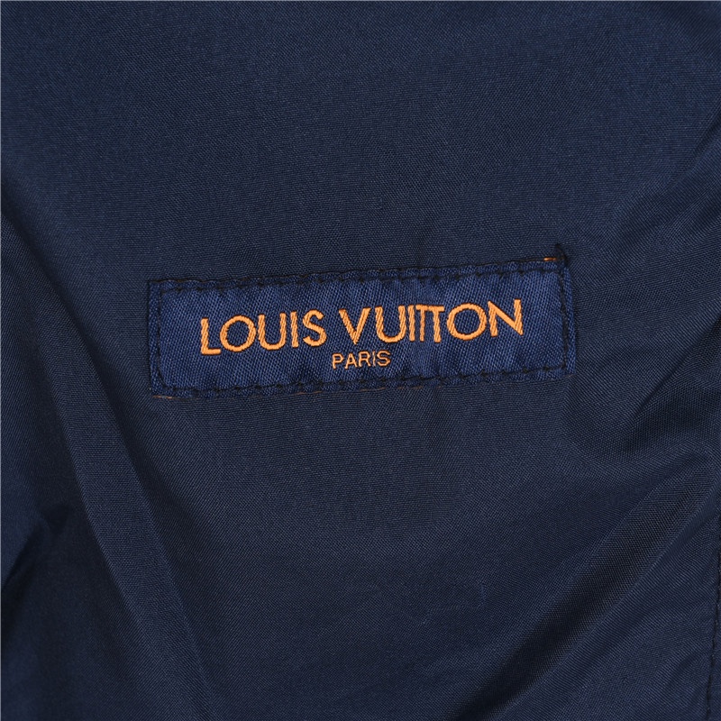 LouisVuitton/路易威登 24Fw老花公仔人像刺绣牛仔衬衫