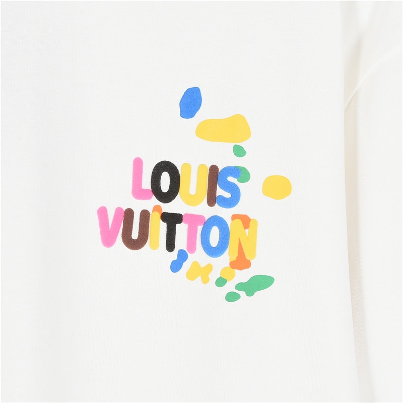 Louis Vuitton 路易威登 25ss 涂鸦彩色字母发泡印花短袖T恤