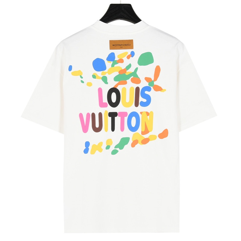 Louis Vuitton 路易威登 25ss 涂鸦彩色字母发泡印花短袖T恤