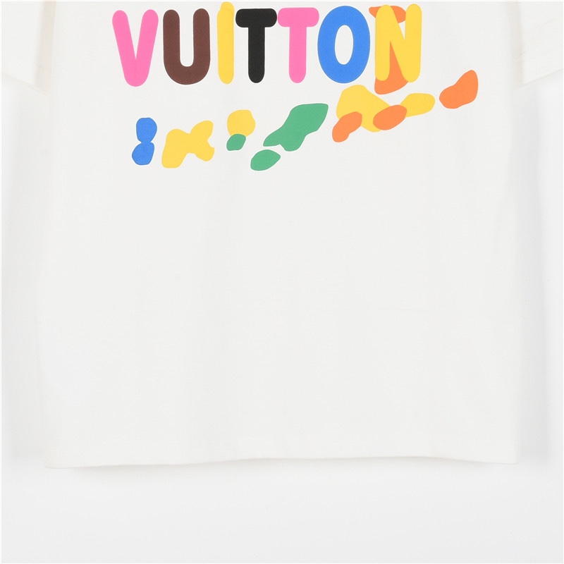 Louis Vuitton 路易威登 25ss 涂鸦彩色字母发泡印花短袖T恤