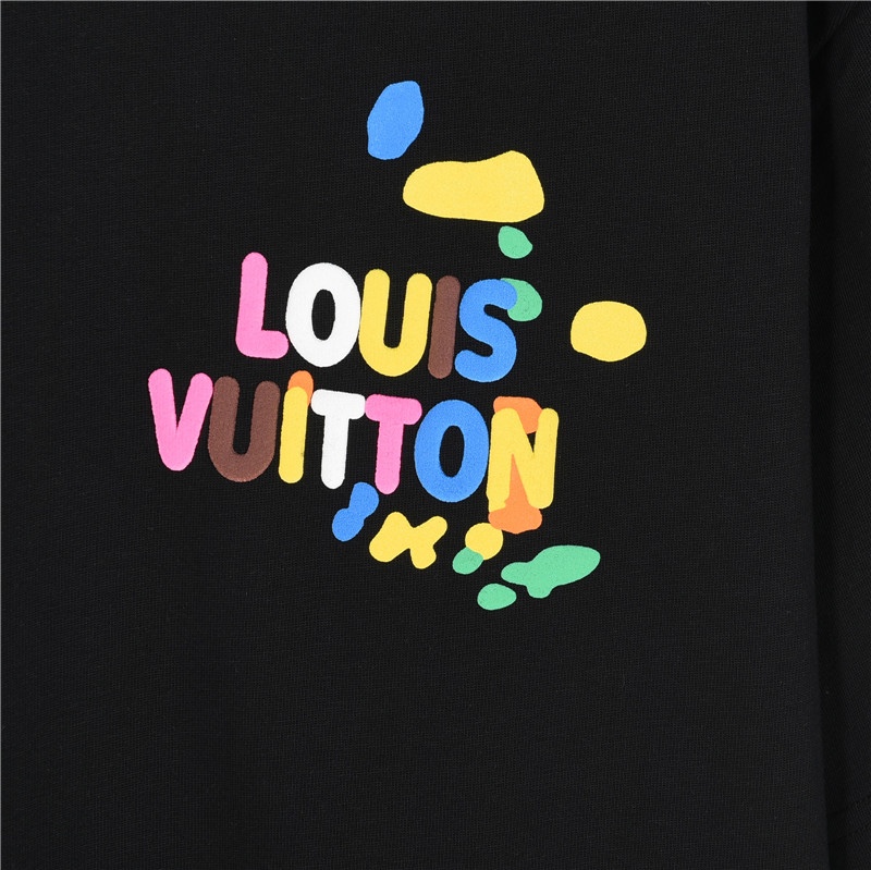 Louis Vuitton 路易威登 24SS 涂鸦彩色字母印花短袖T恤