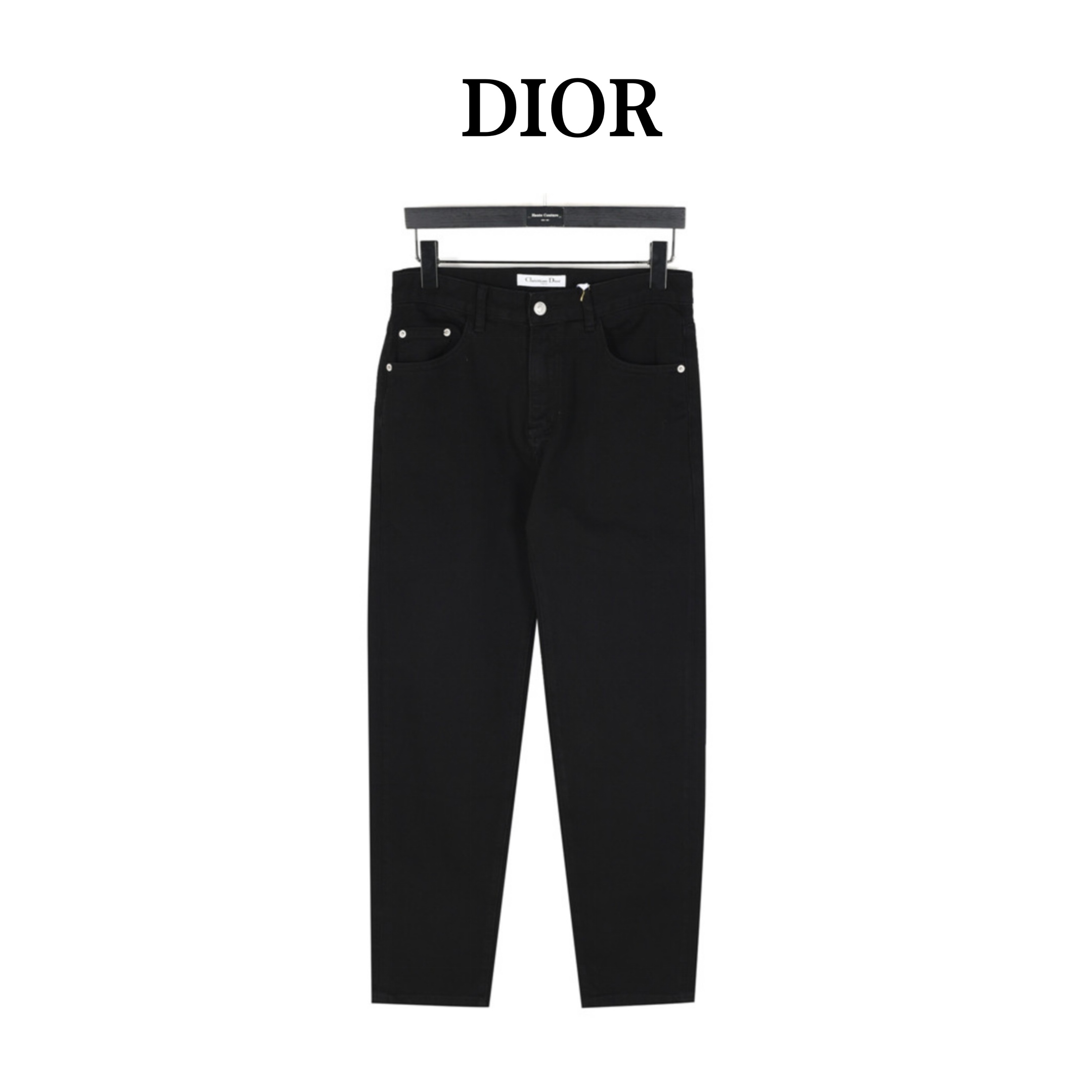 Dior/迪奥后袋小恐龙牛仔长裤