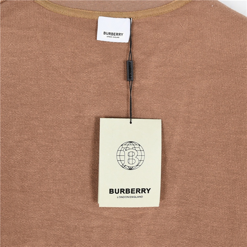 Burberry/巴宝莉 经典TB刺绣及胶战马压胶圆领卫衣