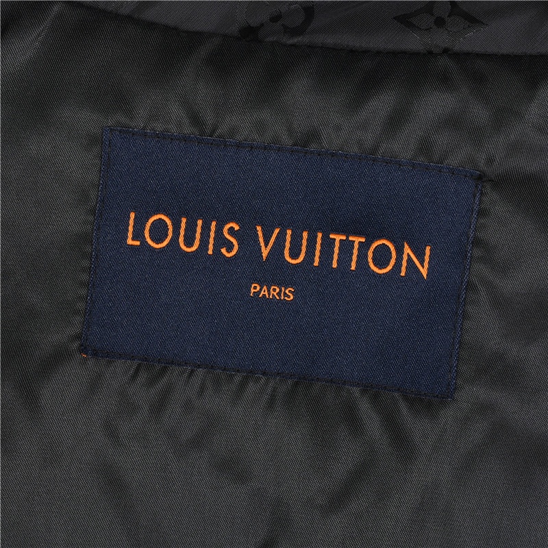 LouisVuitton/路易威登双口袋老花满印薄棉外套