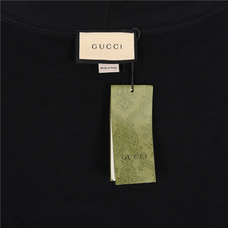 Gucci/古驰 彩色字母贴布刺绣连帽卫衣