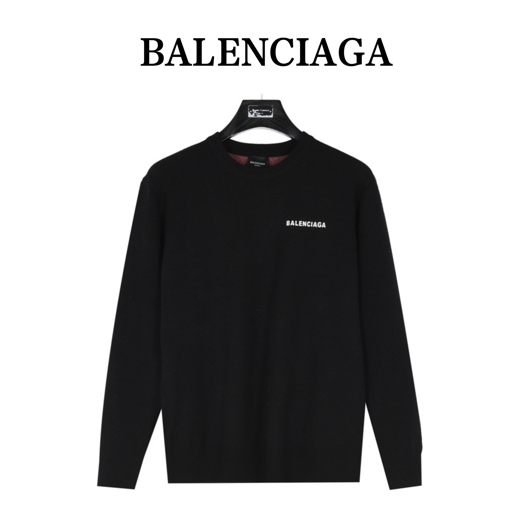 Balenciaga/巴黎世家 经典可乐提花羊毛针织毛衣