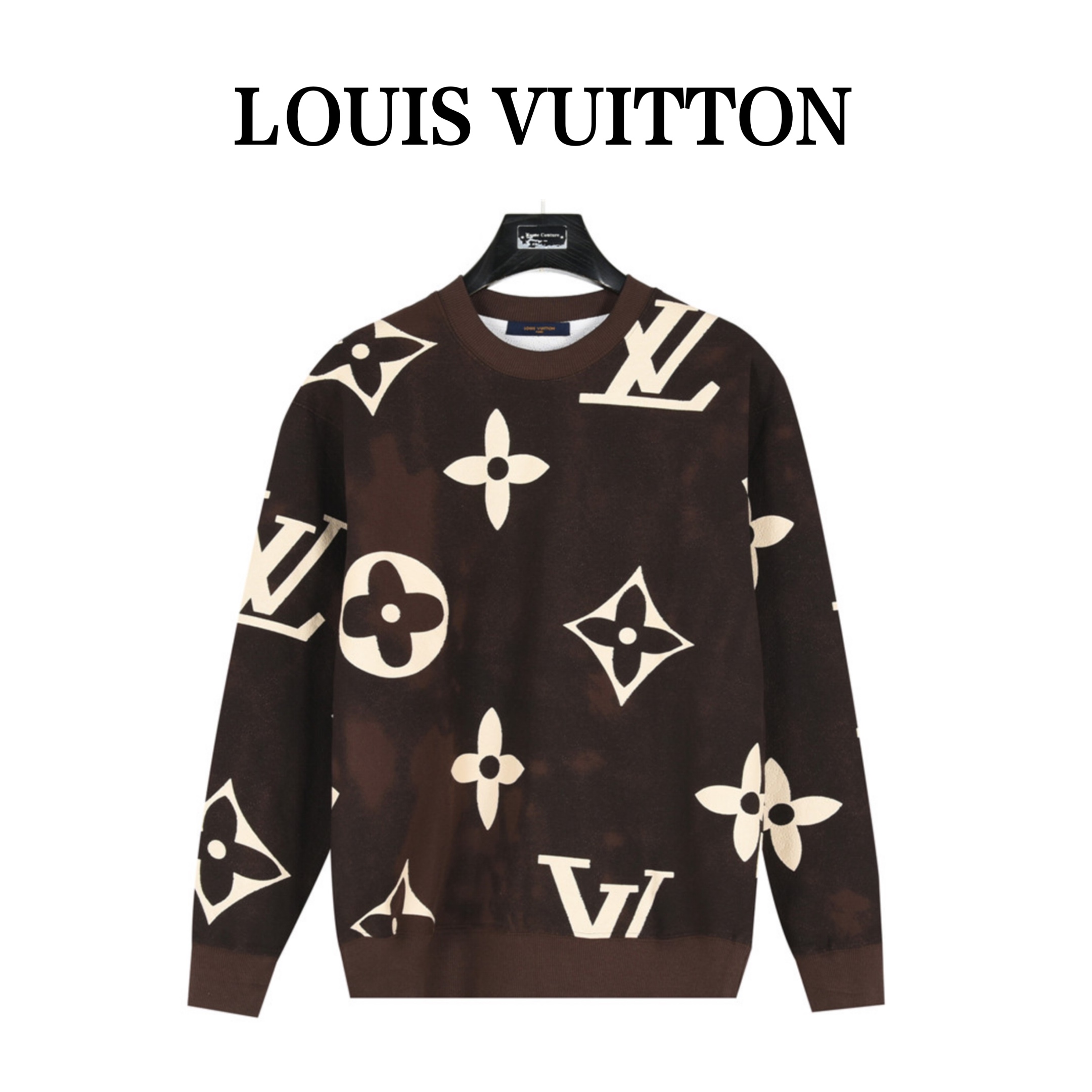 Louis Vuitton/路易威登 满印老花空气层圆领卫衣