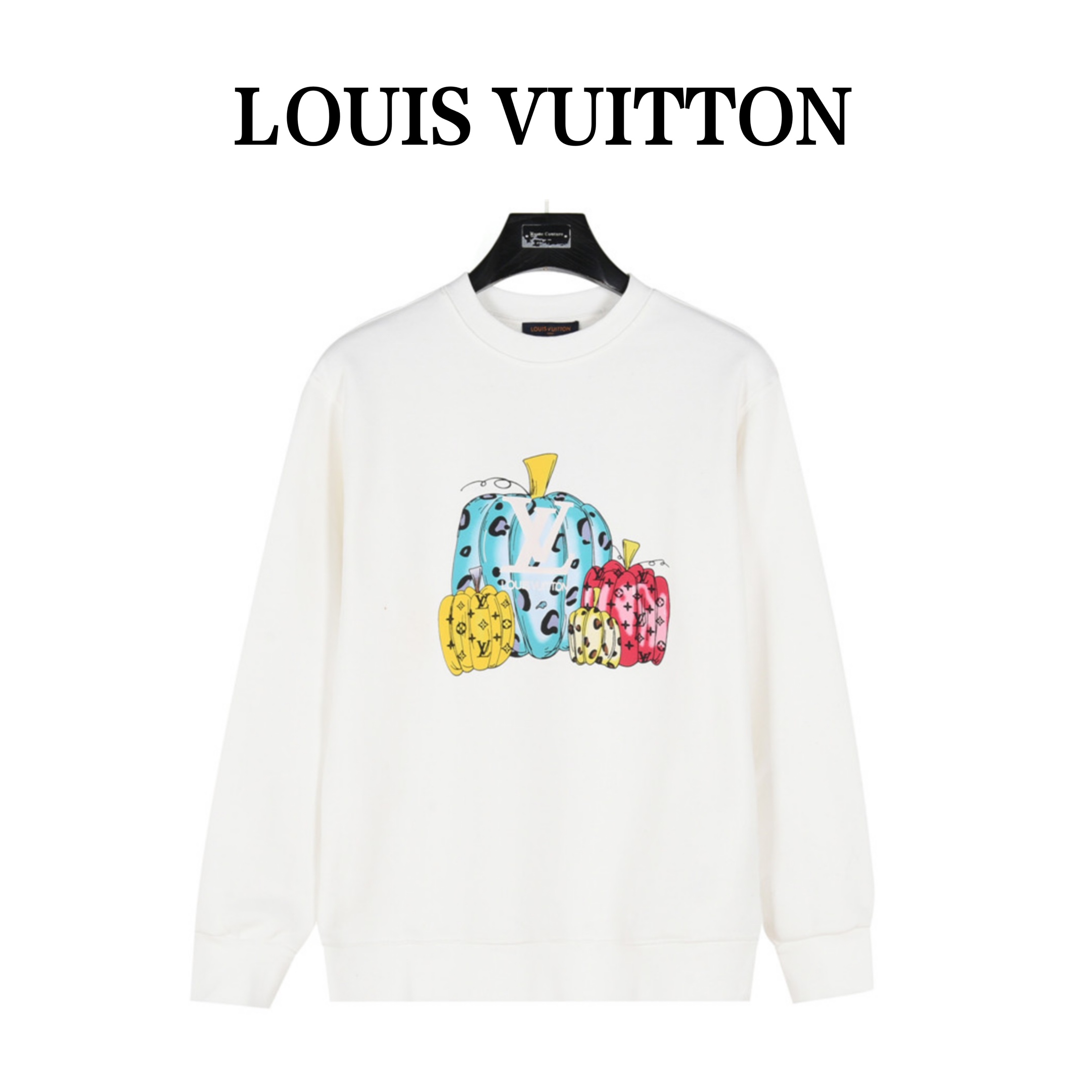 Louis Vuitton/路易威登 彩色绒面发泡南瓜圆领卫衣