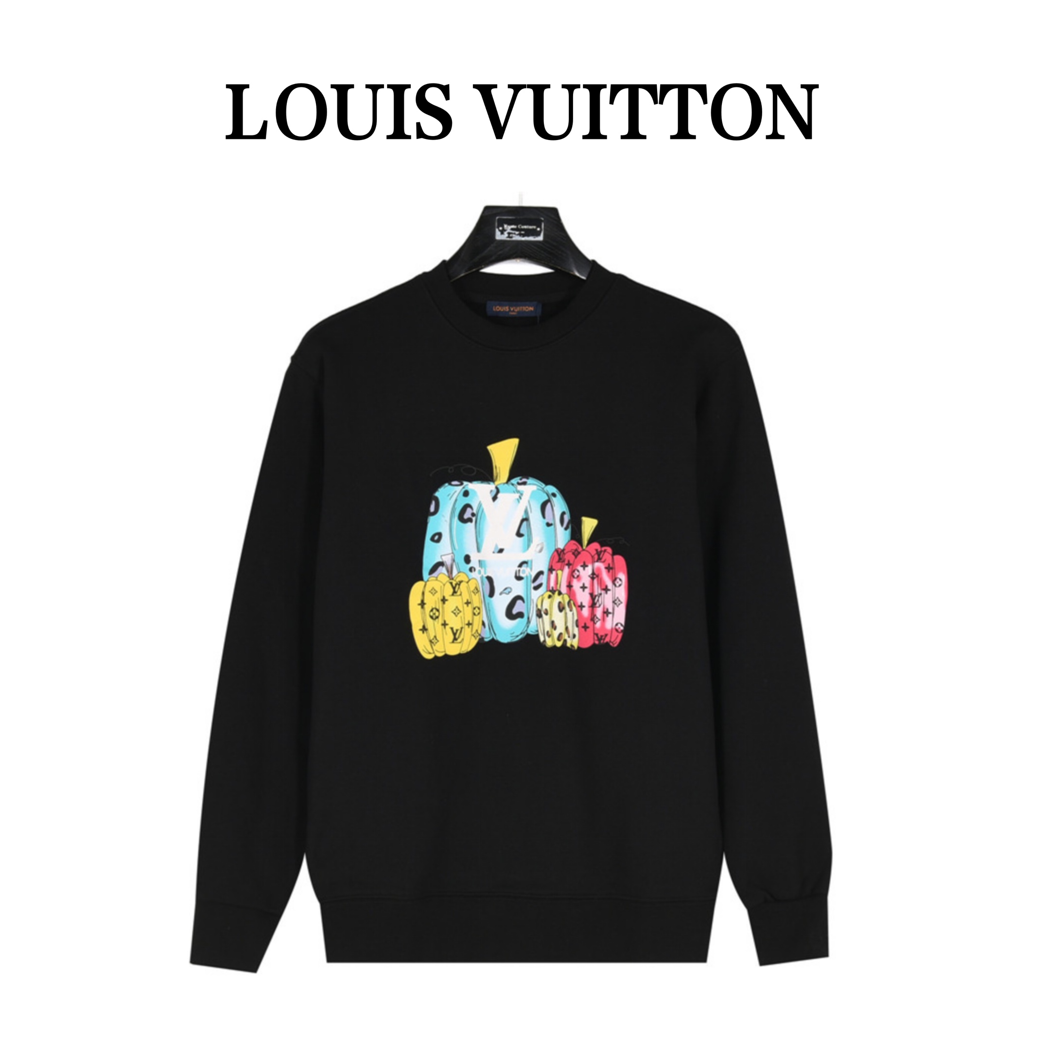 Louis Vuitton/路易威登 彩色绒面发泡南瓜圆领卫衣