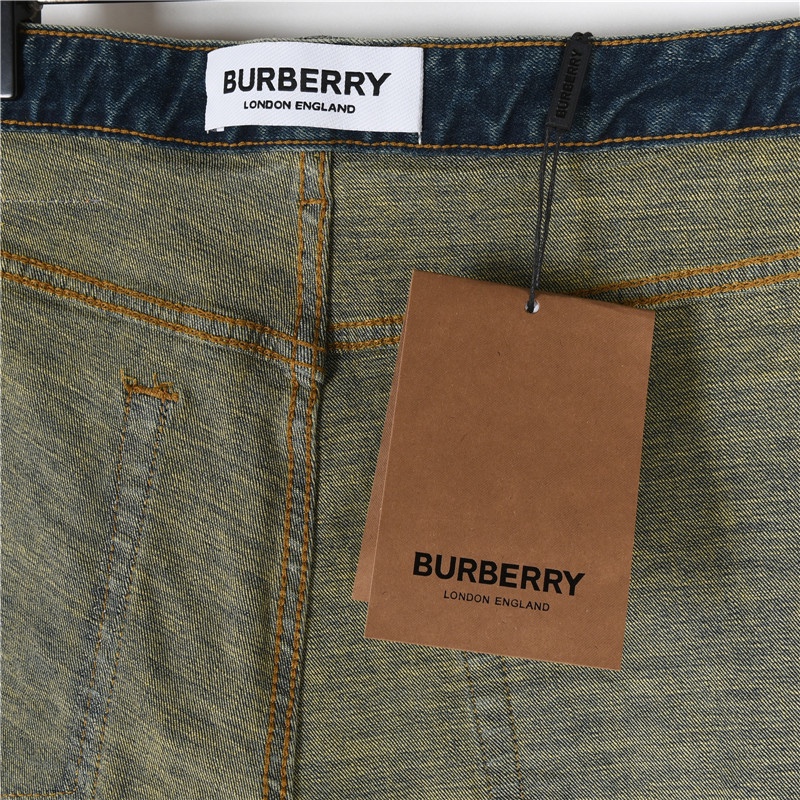 Burberry/巴宝莉 后袋麦穗战马牛仔裤