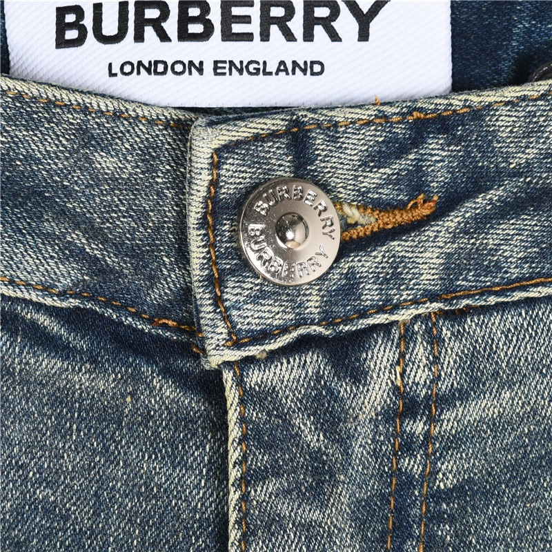 Burberry/巴宝莉 后袋麦穗战马牛仔裤