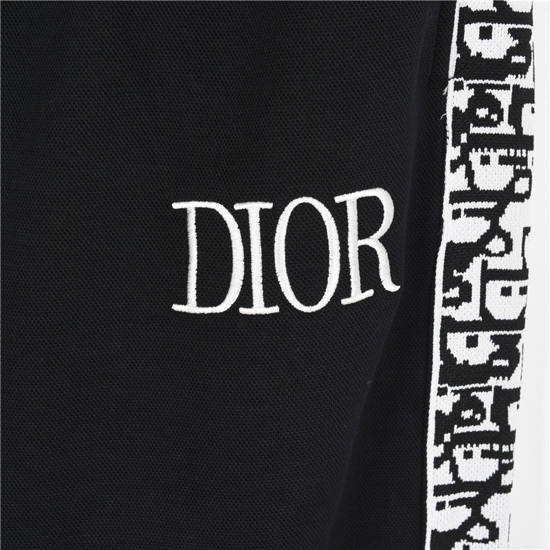 Dior/迪奥 24Fw CD侧边满印织带套装长裤