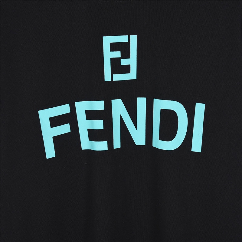 FENDI/芬迪 24Fw 后背小熊印花logo长袖T恤