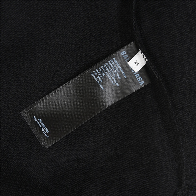 Balenciaga/巴黎世家 经典满印logo集合连帽卫衣
