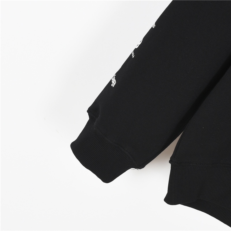 Balenciaga/巴黎世家 经典满印logo集合连帽卫衣