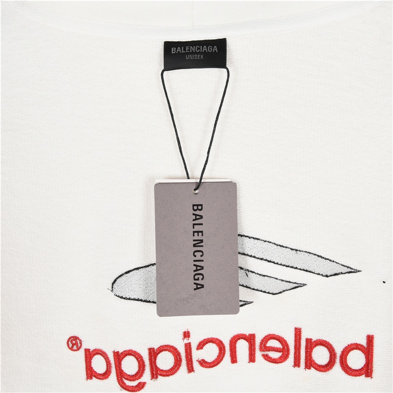 Balenciaga /巴黎世家 3B SPORTS ICON大廓形刺绣连帽卫衣