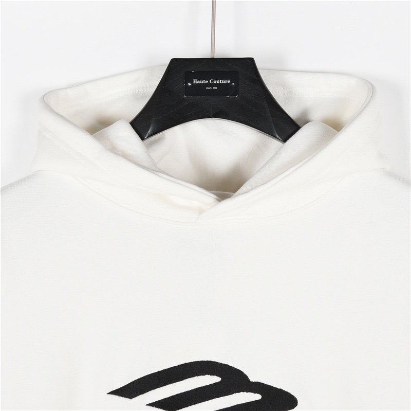 Balenciaga /巴黎世家 3B SPORTS ICON大廓形刺绣连帽卫衣