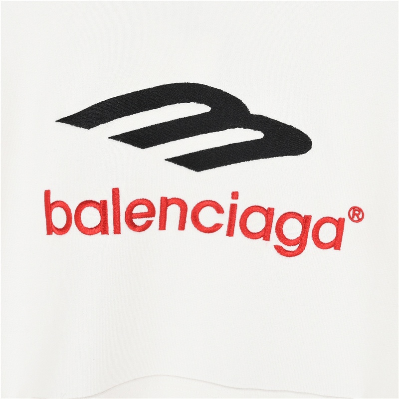 Balenciaga /巴黎世家 3B SPORTS ICON大廓形刺绣连帽卫衣