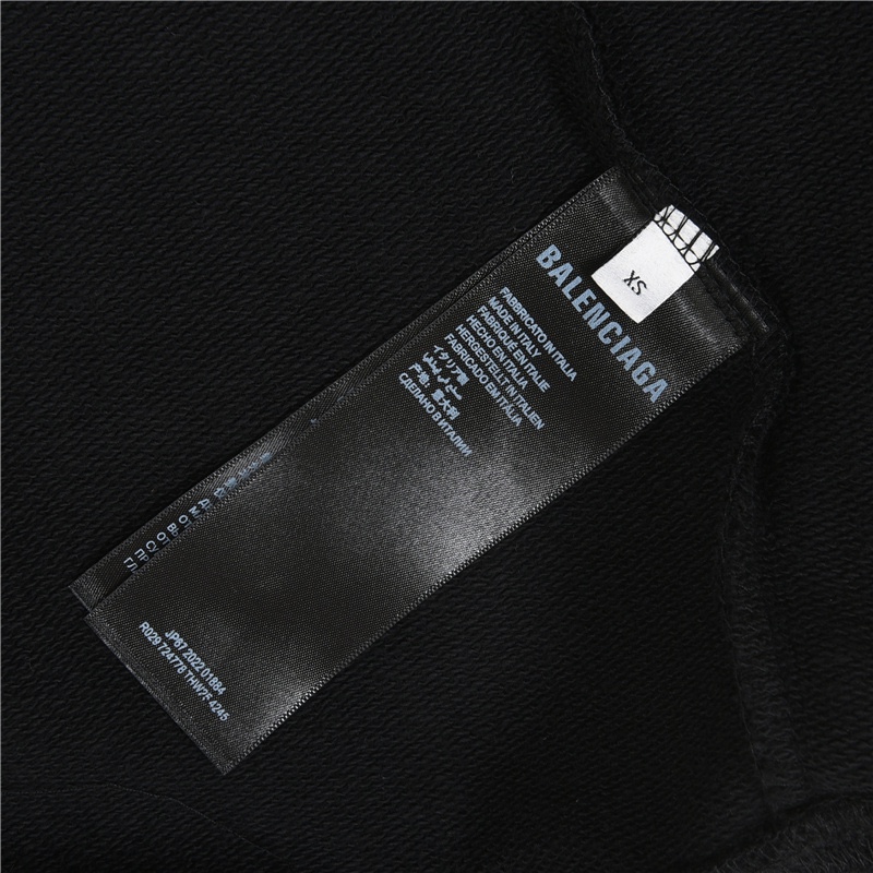 Balenciaga /巴黎世家 3B SPORTS ICON大廓形刺绣连帽卫衣