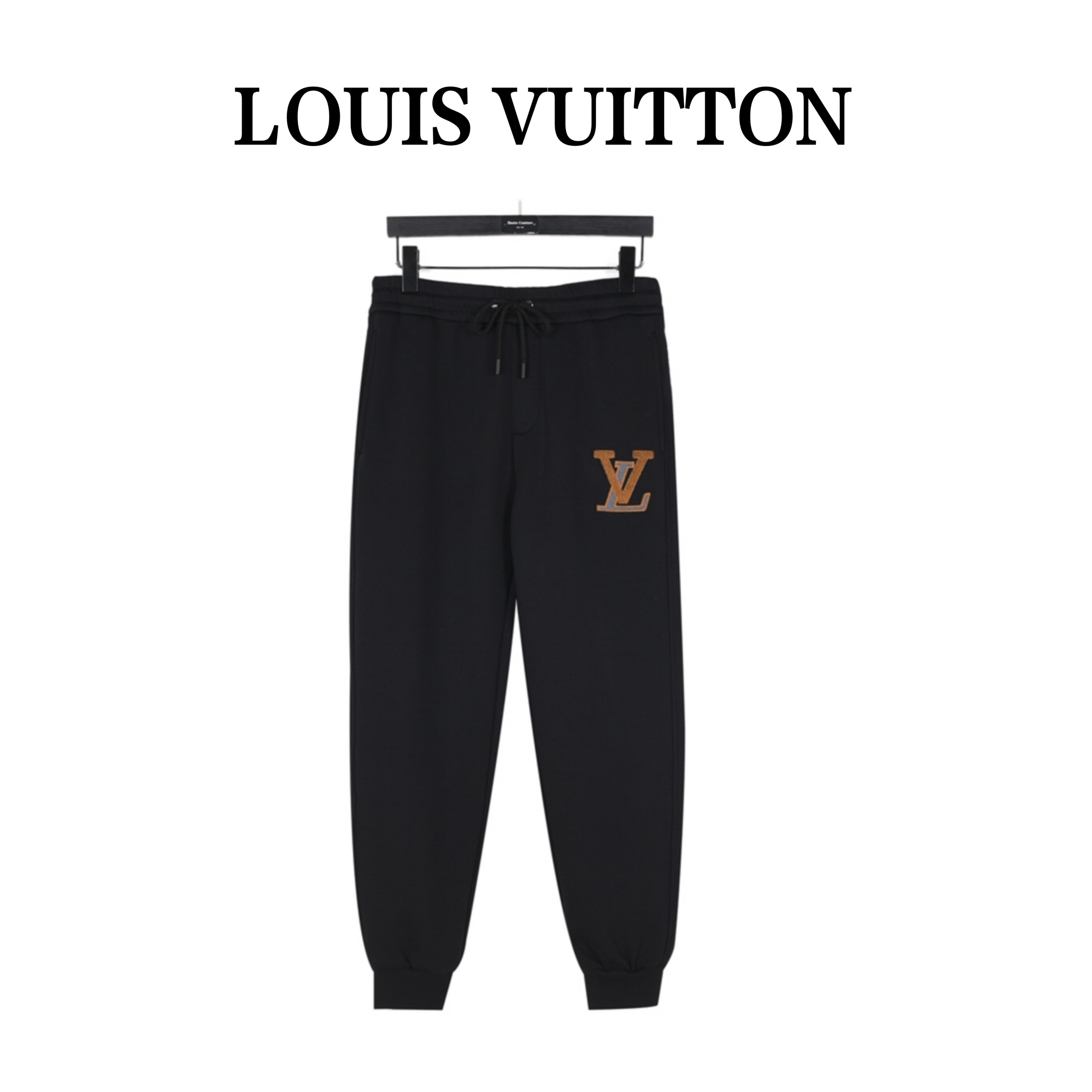 Louis Vuitton/路易威登 24Fw 立体拼色刺绣logo加绒长裤