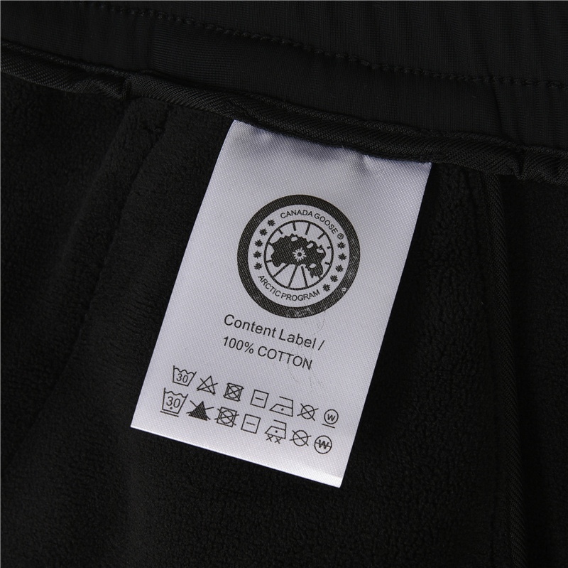 Canada Goose/加拿大鹅 章仔小标刺绣三防加绒长裤