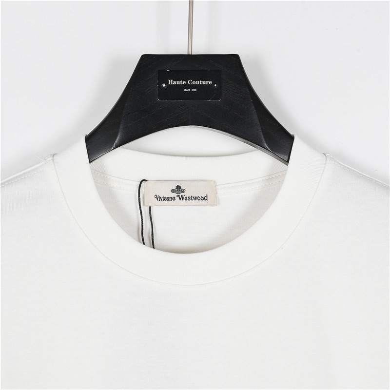vivienne westwood/西太后 凹凸logo图案长袖T恤