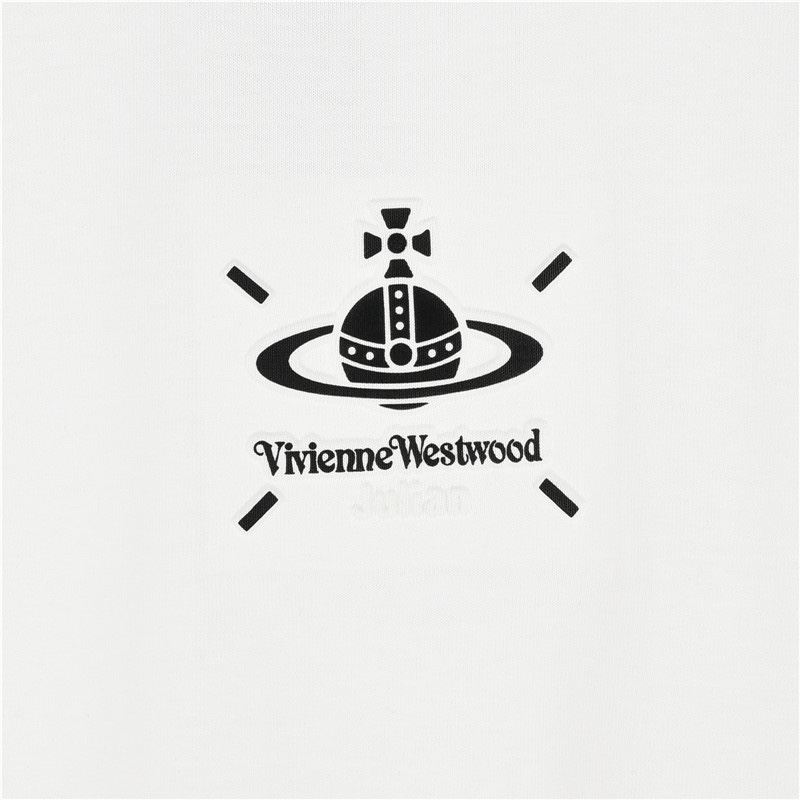 vivienne westwood/西太后 凹凸logo图案长袖T恤