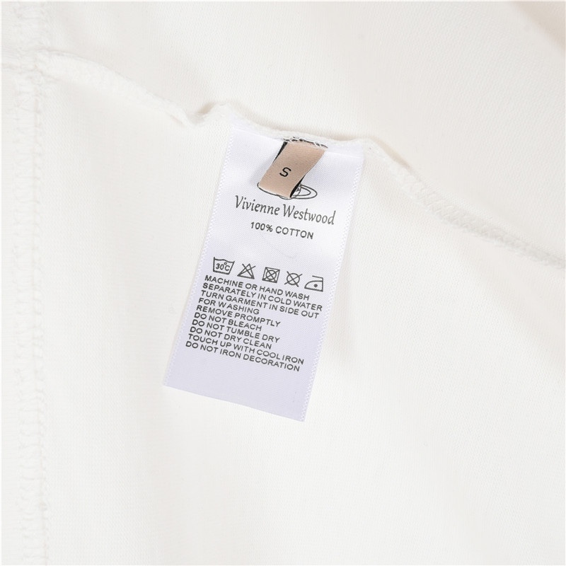 vivienne westwood/西太后 凹凸logo图案长袖T恤
