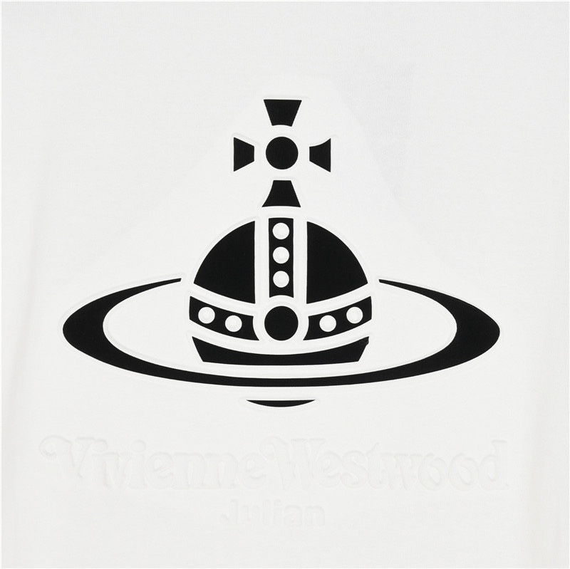 vivienne westwood/西太后 凹凸logo图案长袖T恤