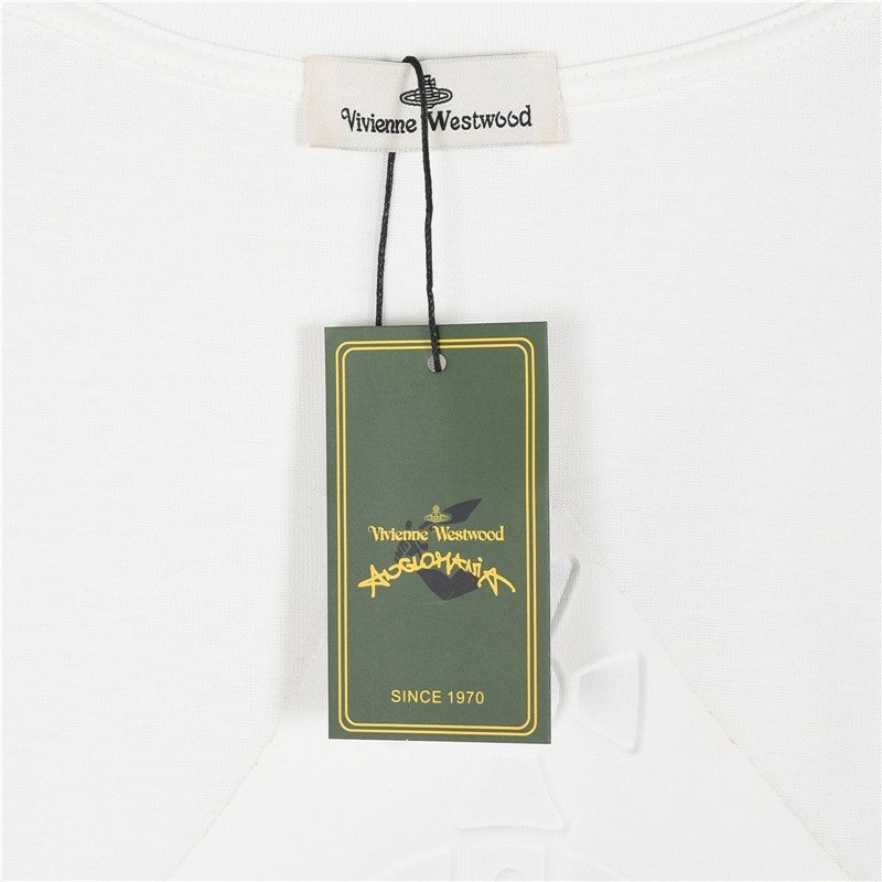 vivienne westwood/西太后 凹凸logo图案长袖T恤