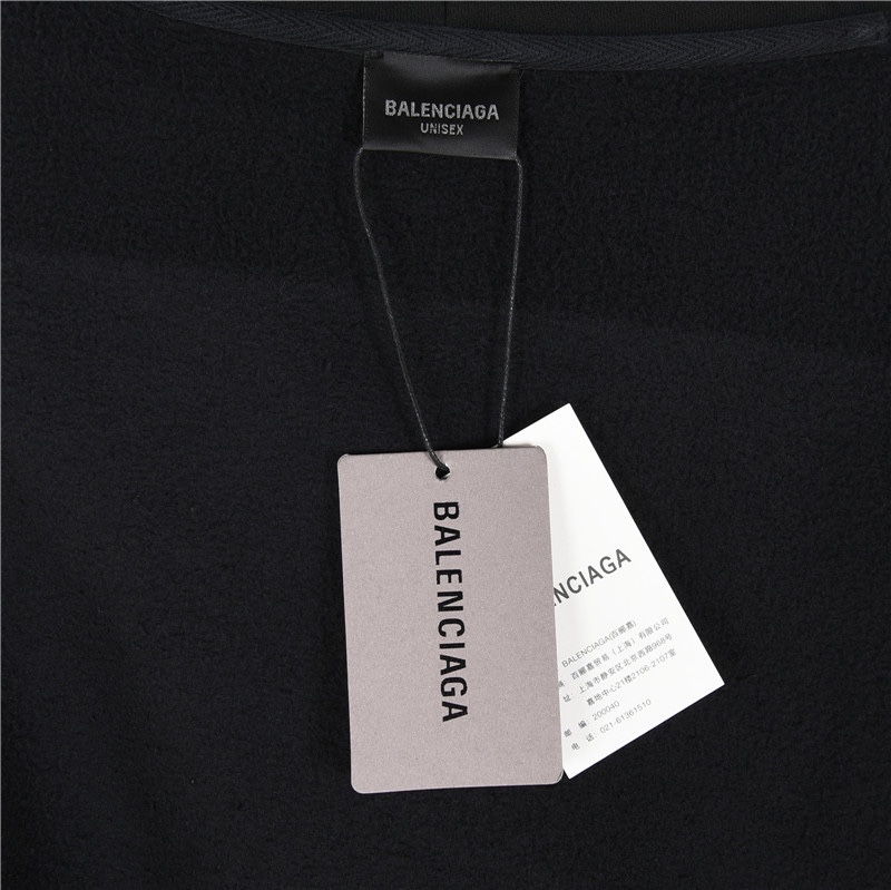 Balenciaga/巴黎世家 24Fw 皇冠烫钻加绒连帽卫衣
