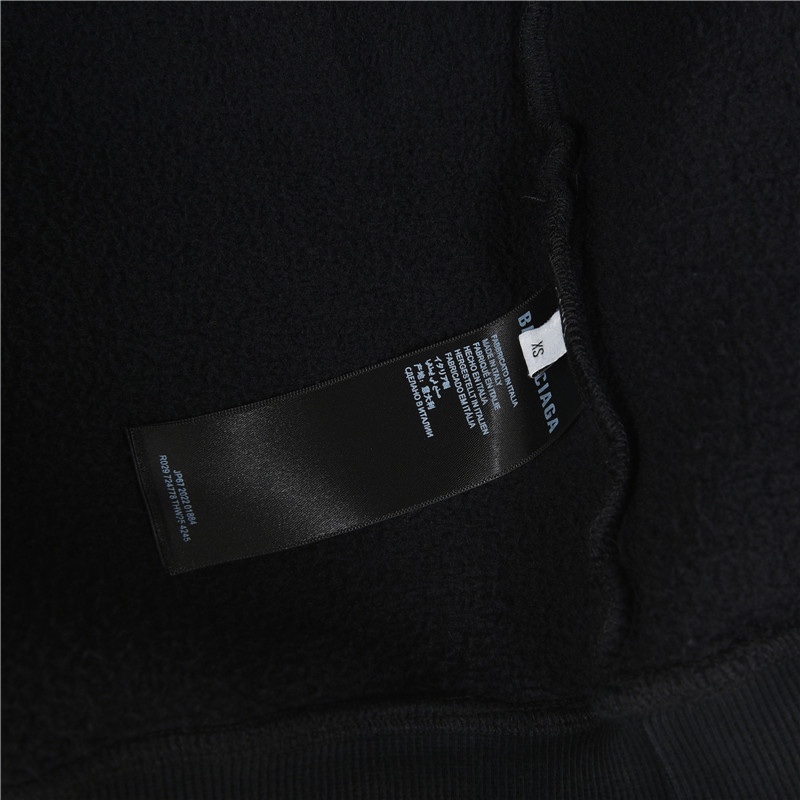 Balenciaga/巴黎世家 24Fw 皇冠烫钻加绒连帽卫衣