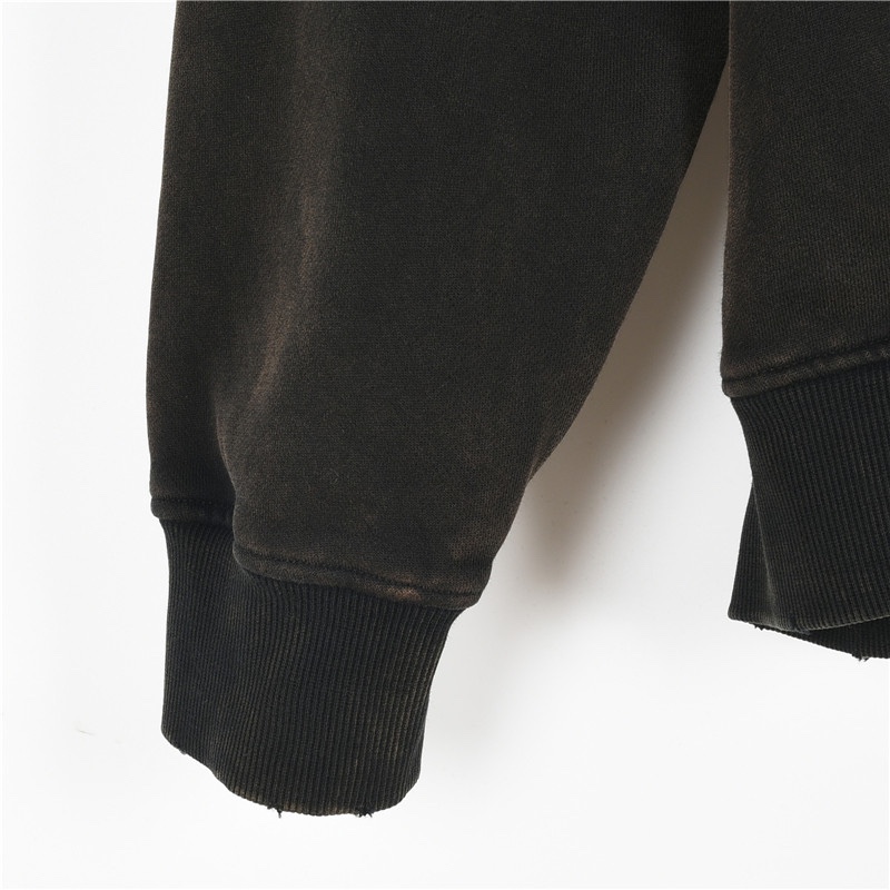 Balenciaga/巴黎世家 24Fw 双B比特币烫钻加绒连帽卫衣