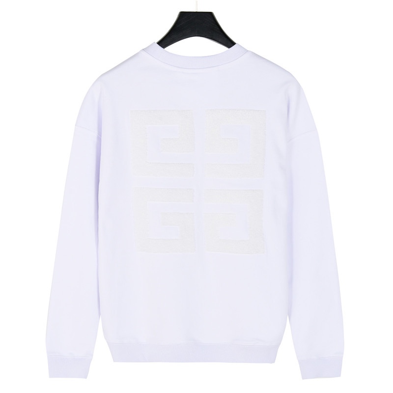 Givenchy/纪梵希24Fw 暗纹logo及后背4G毛巾绣卫衣