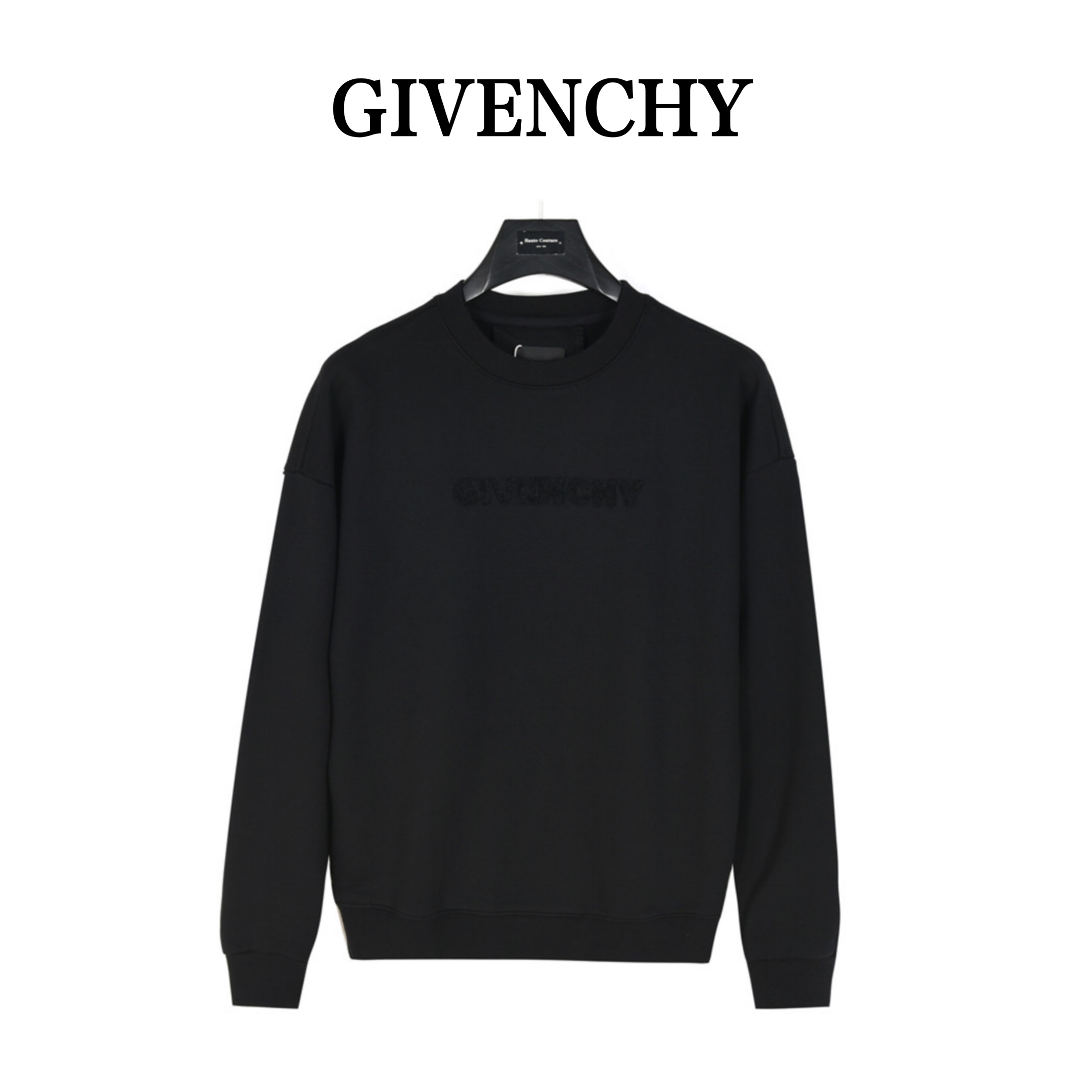 Givenchy/纪梵希24Fw 暗纹logo及后背4G毛巾绣卫衣