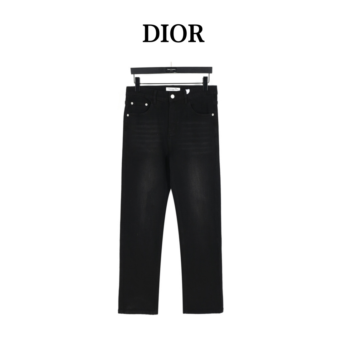 Dior/迪奥后袋老花牛仔长裤