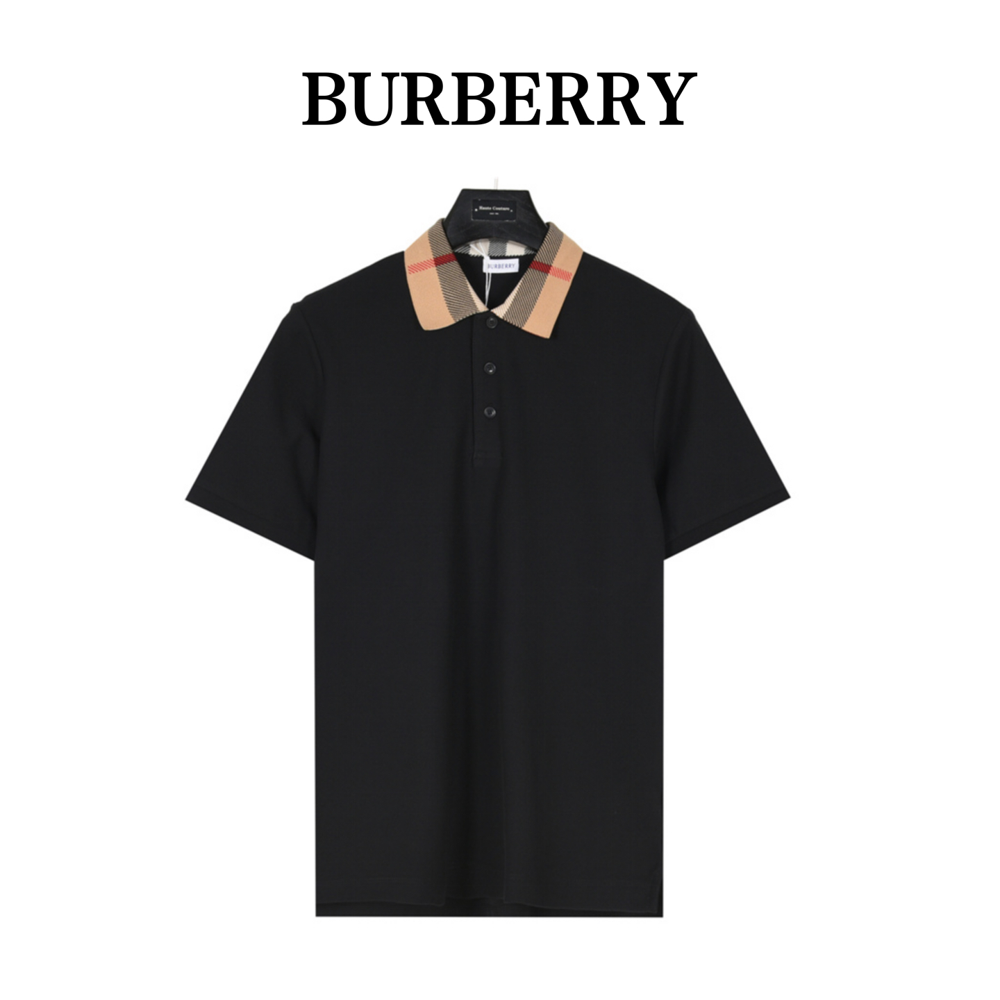 Burberry/巴宝莉 经典领口格纹短袖POLO衫