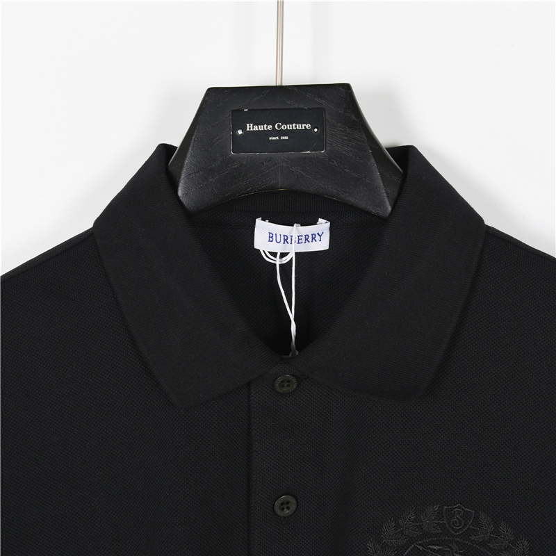 Burberry/巴宝莉 25SS新款刺绣麦穗战马短袖POLO衫