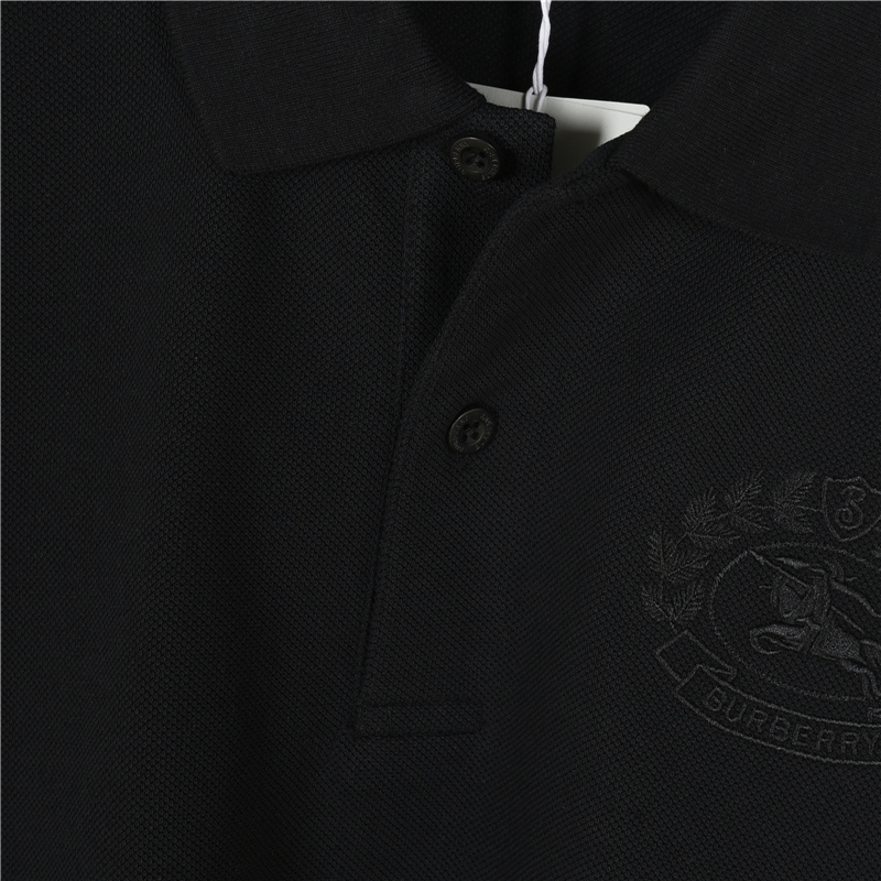 Burberry/巴宝莉 25SS新款刺绣麦穗战马短袖POLO衫