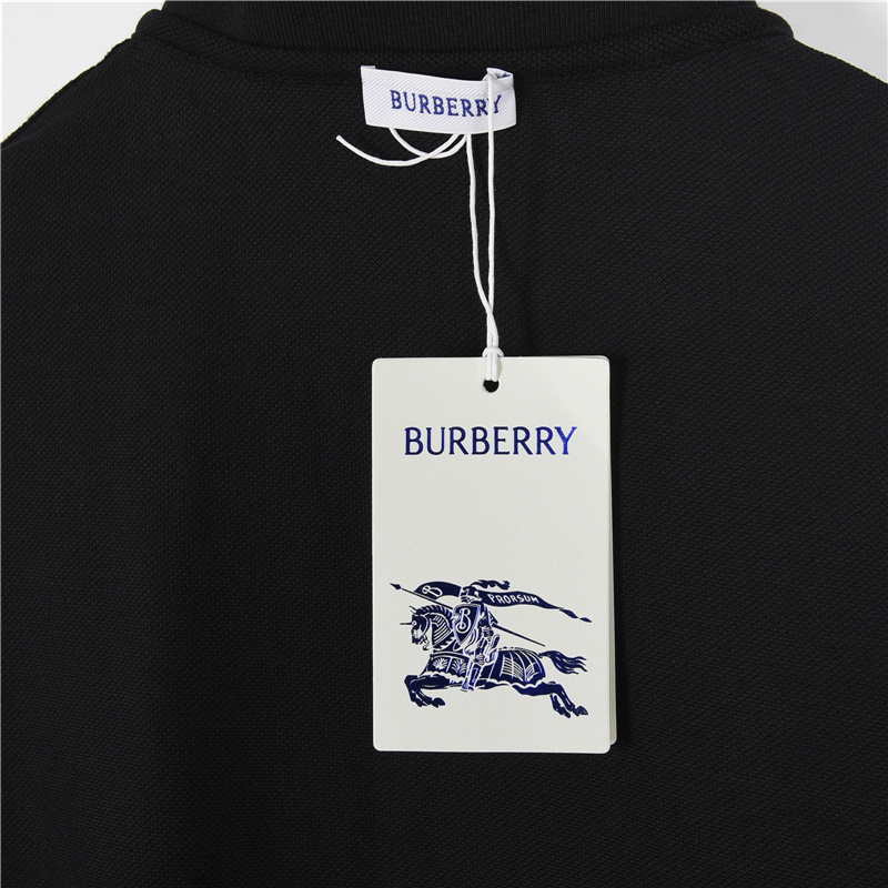 Burberry/巴宝莉 25SS新款刺绣麦穗战马短袖POLO衫