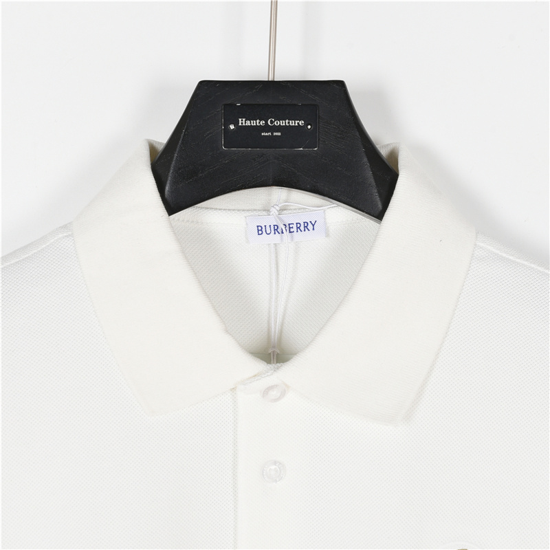 Burberry/巴宝莉 25SS新款盾牌短袖POLO衫 黑色 白色 绿色