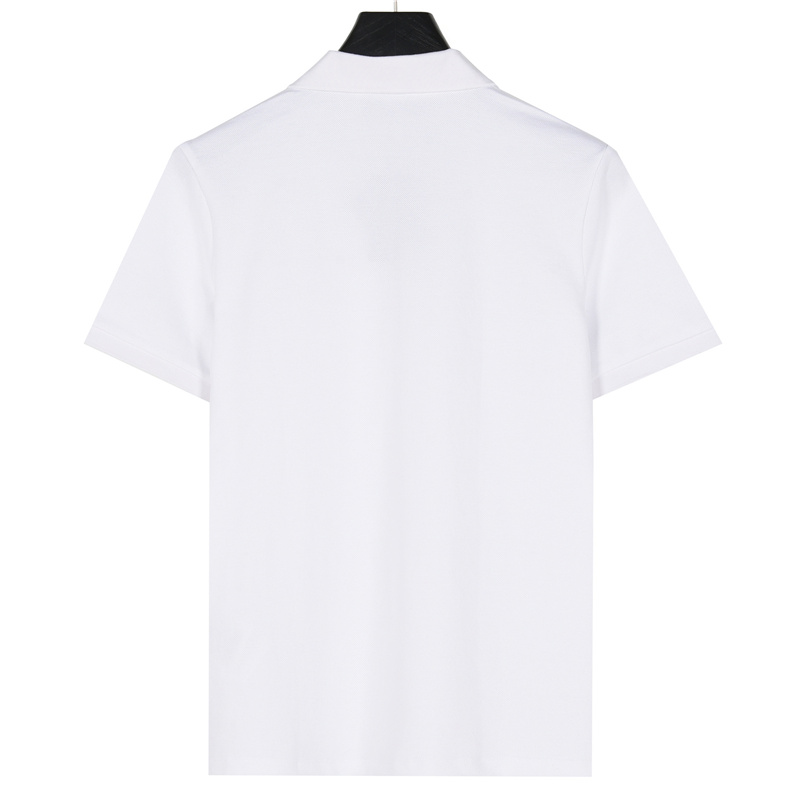 Prada/普拉达 25SS新款红条半拉链短袖POLO衫