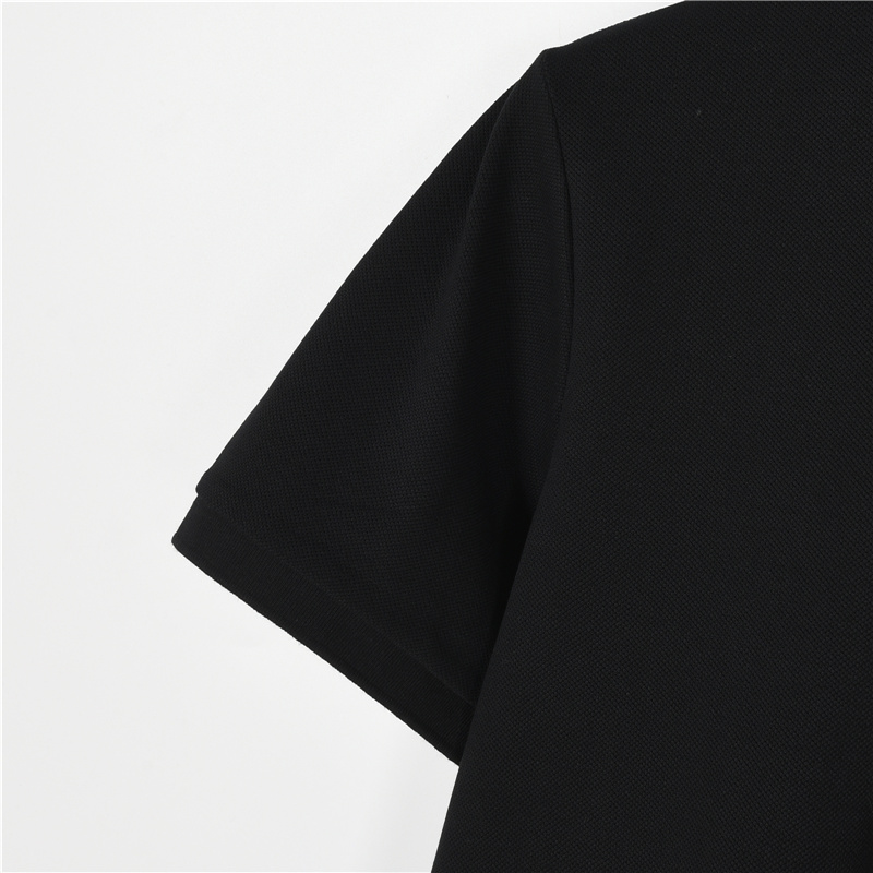 Prada/普拉达 25SS新款红条半拉链短袖POLO衫