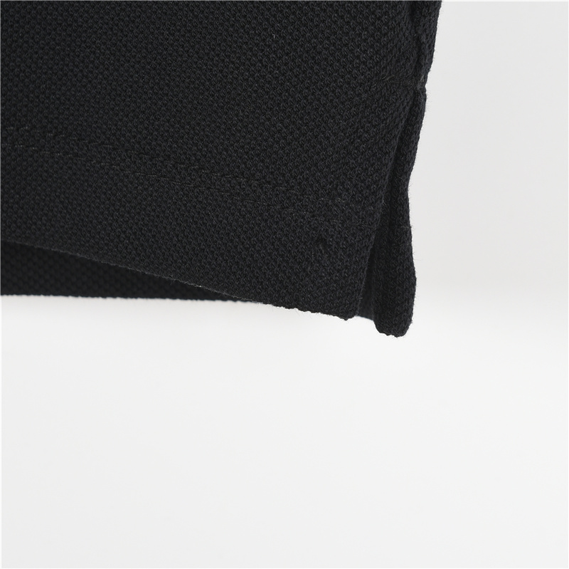 Prada/普拉达 25SS撞色条纹胸前刺绣logo短袖polo衫