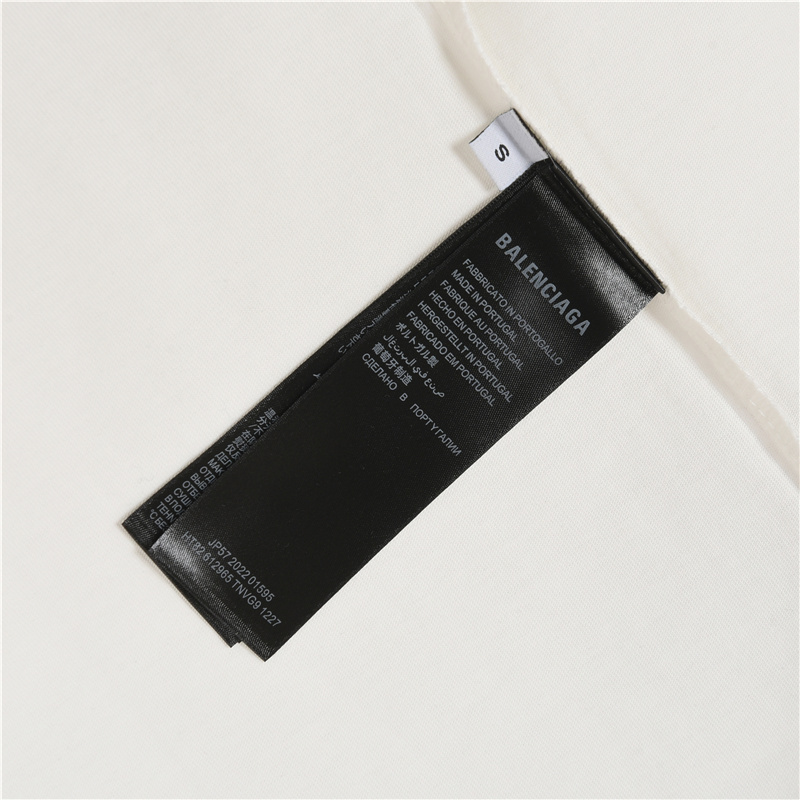 Balenciaga/巴黎世家 新款刺绣01号篮球短袖