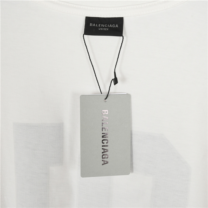 Balenciaga/巴黎世家 新款刺绣01号篮球短袖